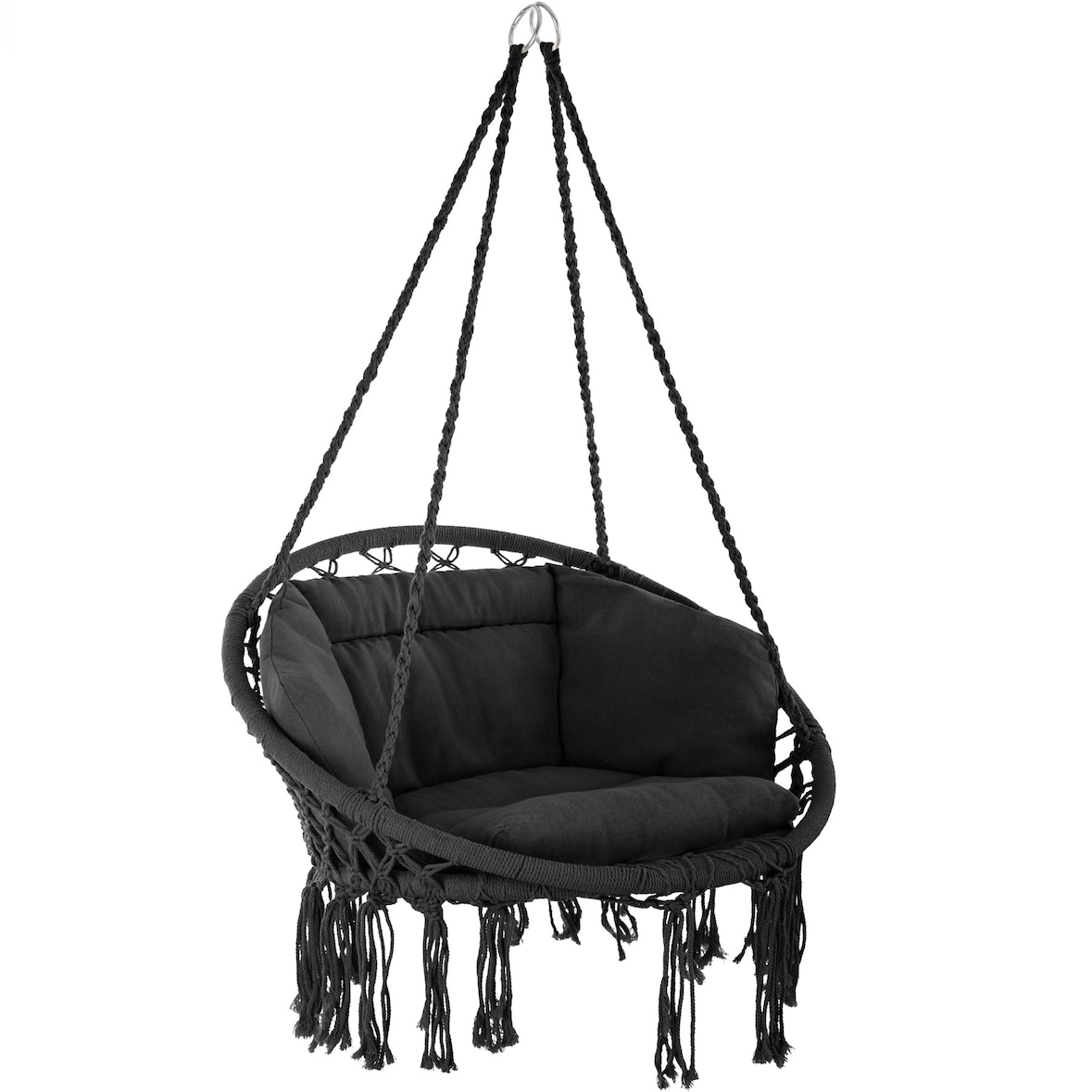 tectake Cadeira suspensa GRAZIA  Preto