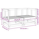thumbnail of vidaXL Tuinhoekbanken 2 st massief grenenhout