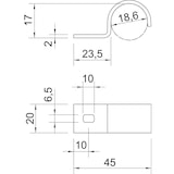 thumbnail of 100 Stk. OBO Bettermann Stapa-Schelle 822 18 FT 1014110