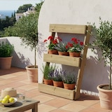 thumbnail of HORTALIA Jardinera vertical Stand Line Floor KD 3B en madera tratada para exterior