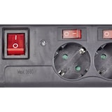 thumbnail of Renkforce 615B-CMB-S Überspannungsschutz-Steckdosenleiste 6fach Schwarz Schutzkontakt 1 St.