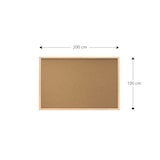 thumbnail of ALLBoards Bacheca in sughero (cornice in legno) 200×100 cm