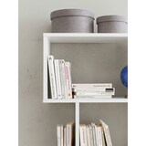 thumbnail of Bücherregal WL5.691 70 x 23,5 x 190,5 cm weiß, Standregal 6 Fächer, Kleine Design Kommode, Modernes Aktenregal Spanplatte Freistehend,