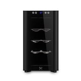 thumbnail of Les Petits Champs Cantinetta da vino in acciaio inox da 8 bottiglie, 23L CAVS8 free standing nera
