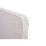 thumbnail of PROREGAL Akustik-Trennwand HxBxT 147x80x39cm doppelwandig rollbar Stoff/Textil Grau Büro-Sichtschutz Raumteiler Pinnwand