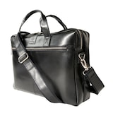 thumbnail of Exacompta 17537E Laptopumhängetasche mit 2 Fächern aus schwarzem Leder, Exactive - Schwarz