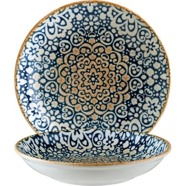Bonna - Assiette creuse alhambra bloom 23cm porcelaine