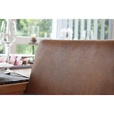 thumbnail of CHEFGASTRO 6er-Set Esszimmerstuhl Stuhl Küchenstuhl klassisch und zeitlos HxBxT 90x43x56cm Sitzhöhe 45cm Textil dunkle Beine Wildlederimitat