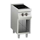 thumbnail of KBS inductiekookplaat 2 kookzones 2x 3,5 kW open onderbouw 400x730x900 mm 400 Volt