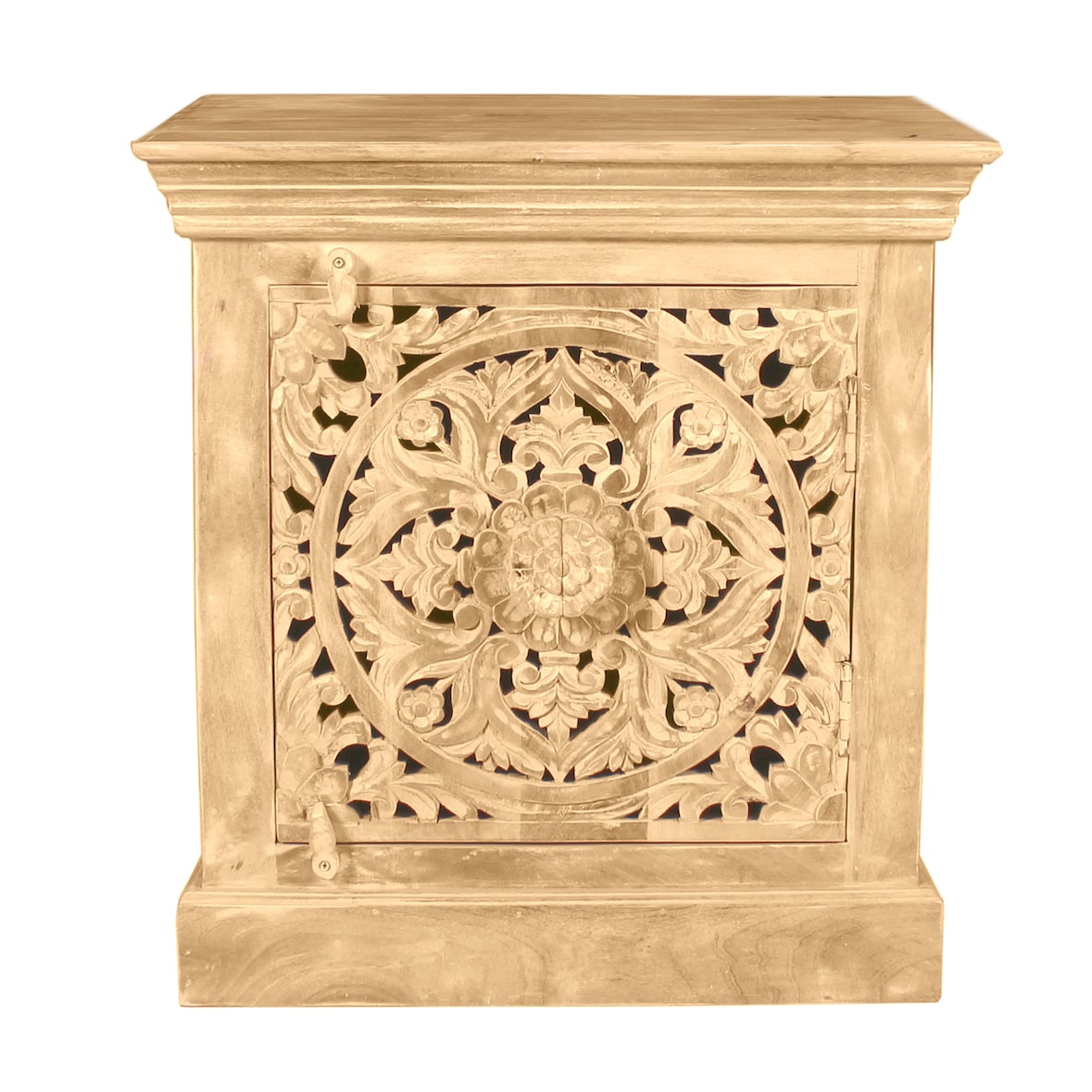 SIT Möbel Cómoda con 1 puerta | madera de mango natural | ancho 60 x fondo 40 x alto 65 cm | 13759-01 | serie LAKADEE
