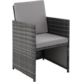 thumbnail of tectake Salon de jardin MALAGA 10 places avec housse de protection - gris - 403867