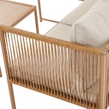 thumbnail of SVITA DETROIT Polyrattan Tuinloungeset Modulaire Hoekbank met Tafel Inclusief Kussens Beige
