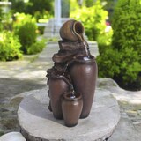 thumbnail of WellHome - Fontana di design Anfora con luci LED 23x21x41cm