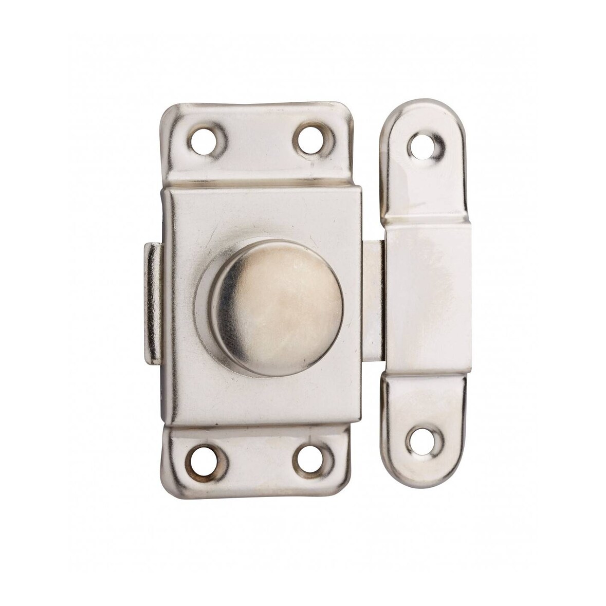 Verrou pour porte de meuble 40 mm acier zingué