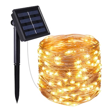 100 micro leds Solar Garland 11,5M SKINNY