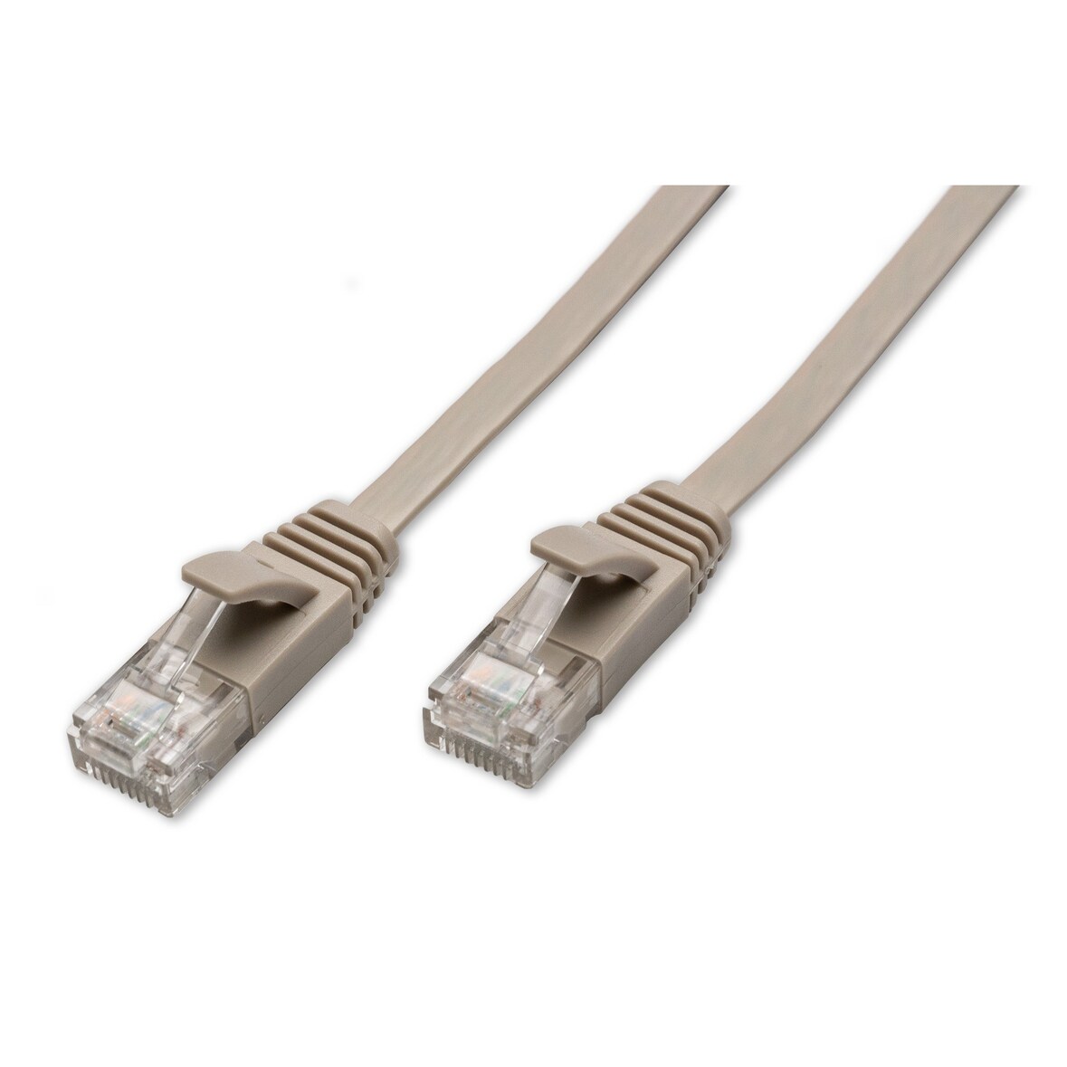 Kabel Patchkabel CAT 6a Kabel für Netzwerk, LAN und Ethernet 2m grau