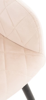thumbnail of 4er Set Esszimmerstuhl Shila beige/Samt