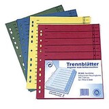thumbnail of WEKRE 951009920 Trennblätter Lochung hinterklebt A4 Überbreite sortiert 20 Stück