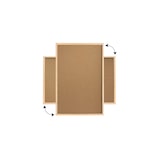 thumbnail of ALLBoards Bacheca in sughero (cornice in legno) 120×90 cm