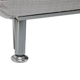 thumbnail of HOMCOM Poltrona Letto Singolo in Ferro e Cotone con Cuscino Grigio