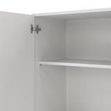 thumbnail of Dmora Armadio multiuso Beaumont, Mobile ausiliario a 3 ante, Guardaroba portascarpe, Guardaroba portascope, 109x37h180 cm, Bianco