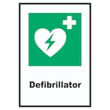 thumbnail of Defibrillator A5 Rückseite selbstklebend Schild