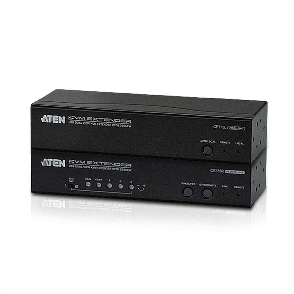 ATEN CE775 USB VGA Dual View KVM Extender