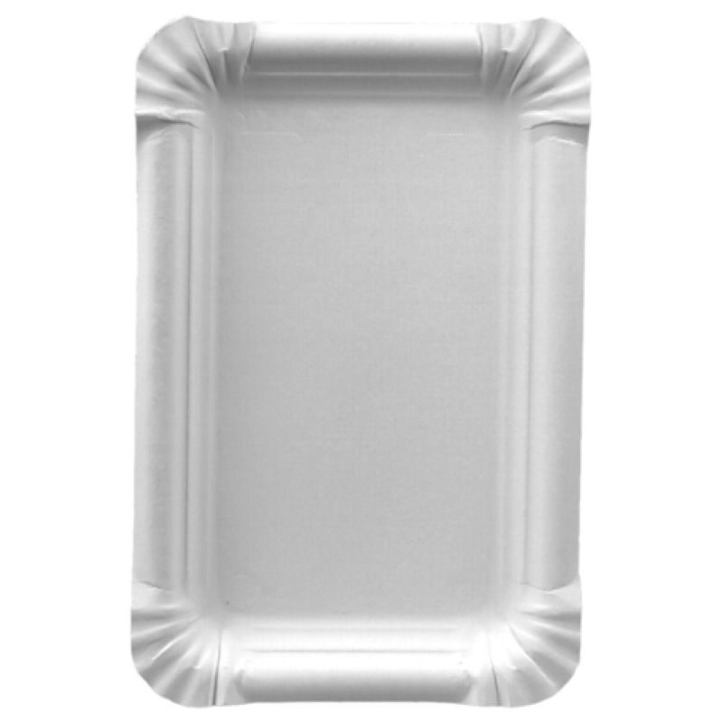 PAPSTAR Papp-Teller 'pure' eckig, 165 x 230 mm, weiß, 25er