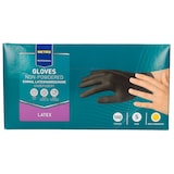 thumbnail of METRO Professional Handschoenen, latex, poedervrij, maat S, zwart, 100 stuks