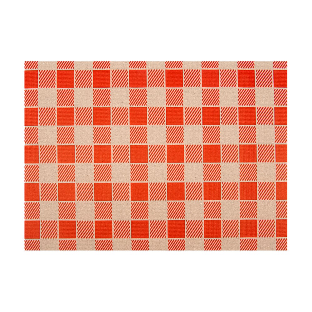 Garcia de Pou 1000 Unités - Sets De Table - Recyclés 'Vichy' 80 G/M2 31X43 Cm Naturel Papier