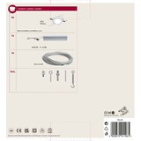 thumbnail of Paulmann Système sur câbles LED RoundMac Kit de base  6x200lm 6x4,3W 2700K  230/12V Blanc dépoli 94106
