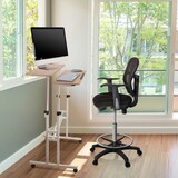 thumbnail of Arbeitstisch / Schreibtisch WORKSTATION I 80 x 60 cm weiß / eiche hjh OFFICE