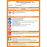 thumbnail of Betriebsanweisung Isopropanol, CLP/GHS, Kunststoff, 210x297mm, ASR A1.3, DIN EN ISO 7010