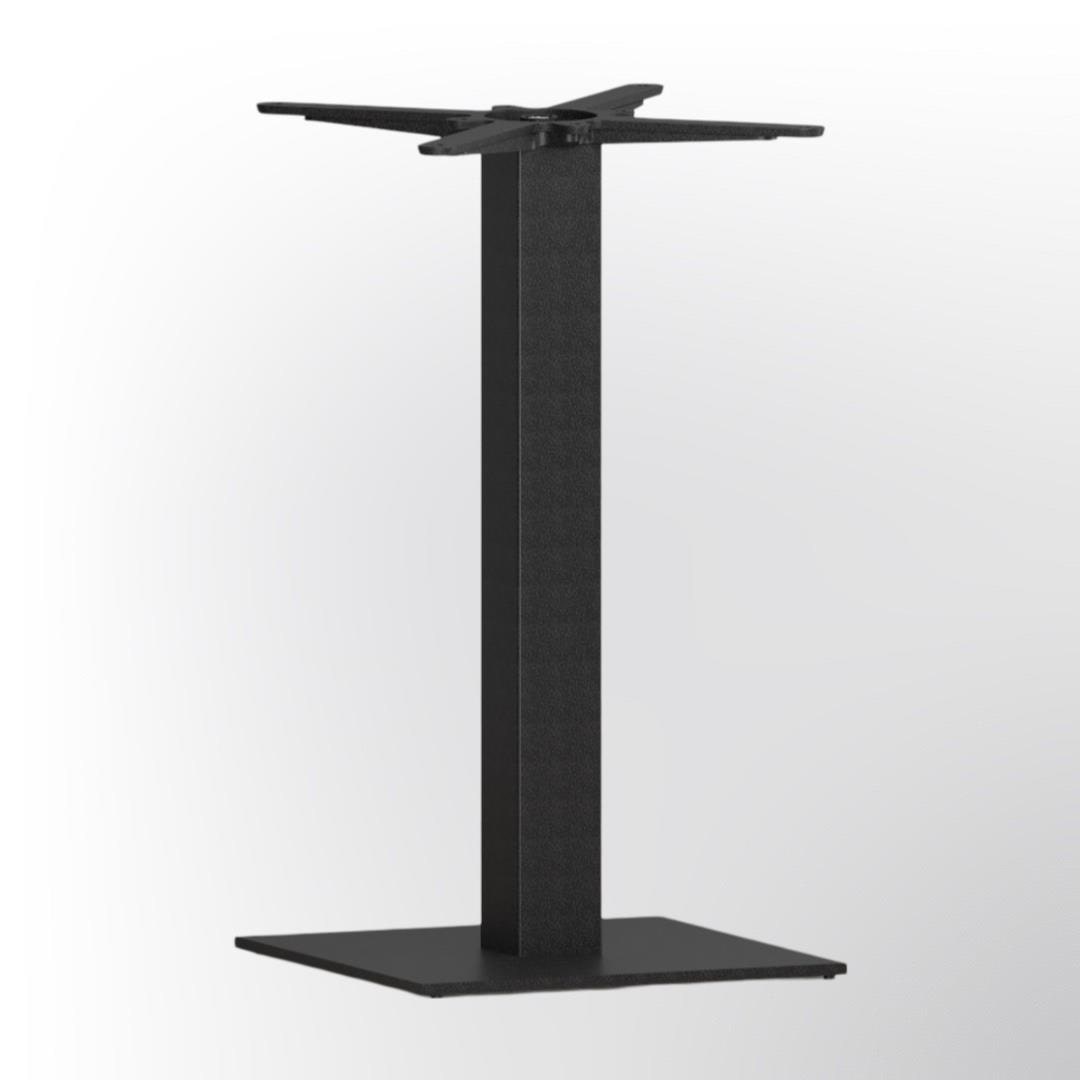 Gastro Tischgestell aus Gusseisen | Flache Bodenplatte 40cm x 40 cm
