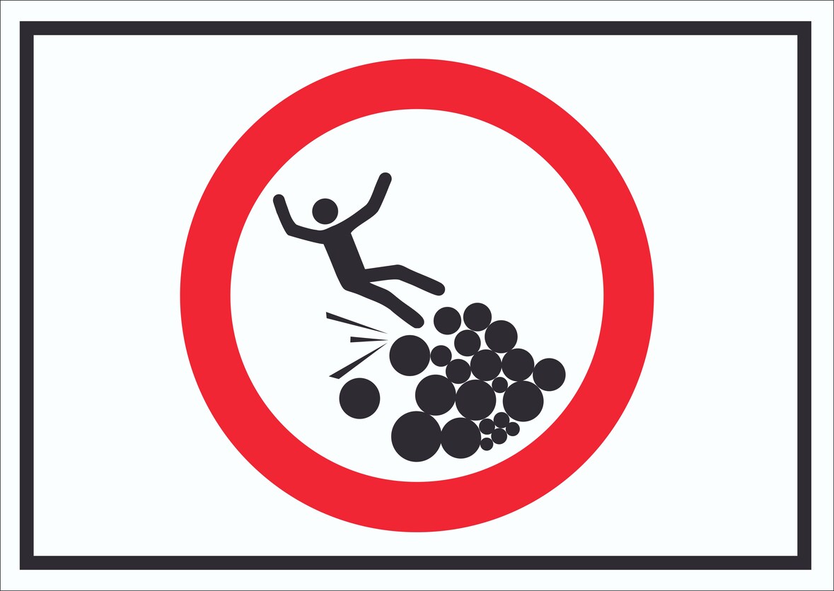 Baumstämme betreten verboten mit Symbol Schild A0 (841x1189mm)