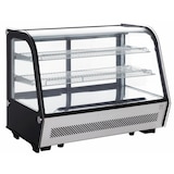 thumbnail of METRO PROFESSIONAL Vitrine réfrigérée positive GCV 1130, inox/verre, 88 x 56,8 x 68,6 cm, 130l, froid avec ventilateur, deux grilles, argenté/noir