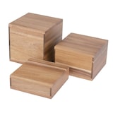 thumbnail of Acacia verlengstukken H50/100/150 mm Set van 3