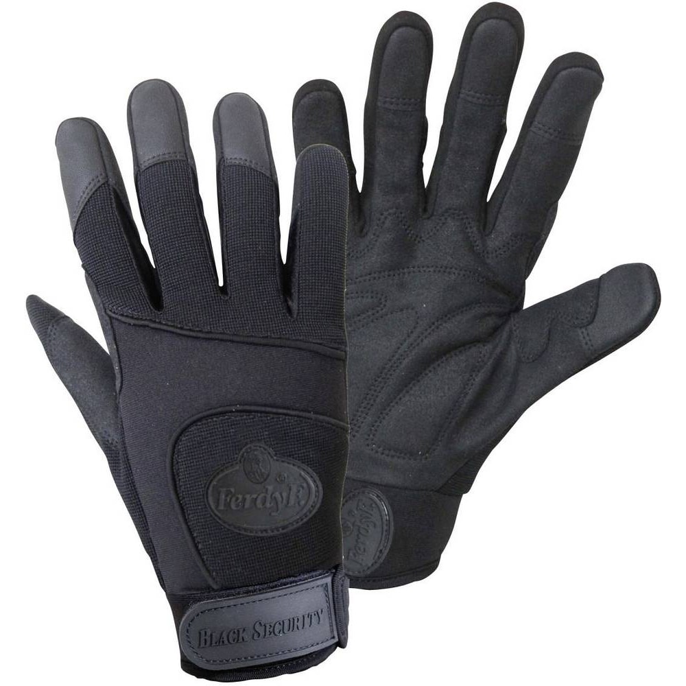 FerdyF. BLACK SECURITY Mechanics 1911-7 Clarino®-Kunstleder Montagehandschuh Größe (Handschuhe): 7,