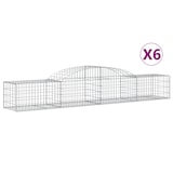 thumbnail of vidaXL Gabionen mit Hochbogen 6 Stk. 300x50x40/60 cm Verzinktes Eisen