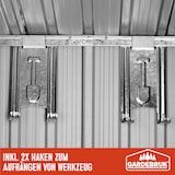 thumbnail of GARDEBRUK® XXXL Gerätehaus mit Fundament Schiebetür Kantenschutz