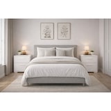 thumbnail of WellHome – Set di Comodini in Legno con 2 Cassetti, Colore Bianco, 41 x 40 x 45 cm – Eria White
