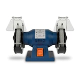 thumbnail of EBERTH Doppelschleifer 150W, 150mm, A36 & A60, Funkenschutz, Werkzeugauflage, Gummifüße, Tischmontage