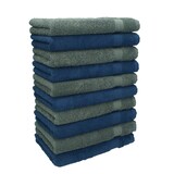 thumbnail of Betz 10 Stück Gästehandtücher PREMIUM 100%Baumwolle Gästetuch-Set 30x50 cm Farbe dunkelblau und anthrazit