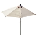 thumbnail of Décoshop26 - Sombrilla semicircular para balcón o terraza poliéster/aluminio UV 50+ 3 kg 270 cm de luz color crema sin soporte 04_0003850
