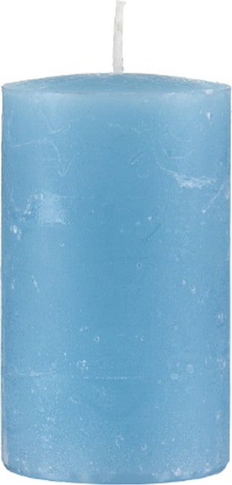 durchgefärbte Rustic Kerzen Ocean Blau 100 x Ø 50 mm, 1 Stück