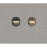 thumbnail of Beneito & Faure - Mis R Wall 3W LED Inbouw Trapverlichting - Ronde Wand Trapverlichting IP65 Schakelaar 2700K/3200K/4000K - Cortenstaal