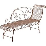 thumbnail of CLP Banc de jardin Karma Métal HBT: 78x156x46 cm Marron antique