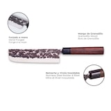 thumbnail of 3 Claveles Osaka - Cuchillo Usuba 18 cm de Estilo Asiático Forjado a Mano