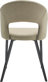 thumbnail of Lot de 2 Chaises Arthur Vert claire  – Assise Mousse Haute Densité, Piètement Acier Époxy Madrid, Design Contemporain