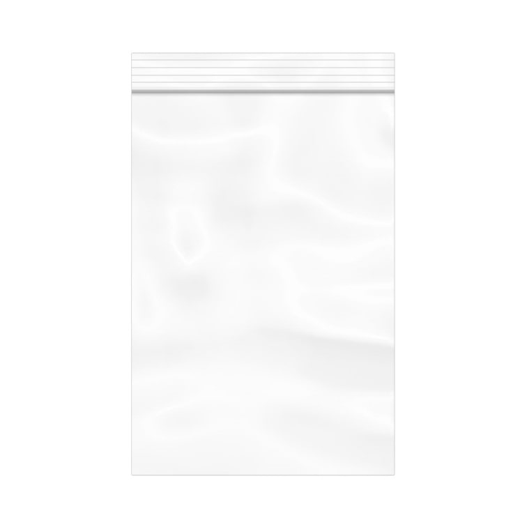 MONOUSO - Sacchetto in Polietilene con Chiusura a Pressione 20x30cm G200 (100 Pezzi)